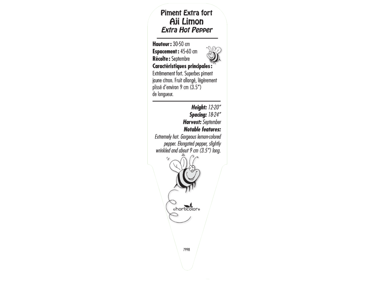 Piment extra fort Aji Lemon - Mon jardin en ligne