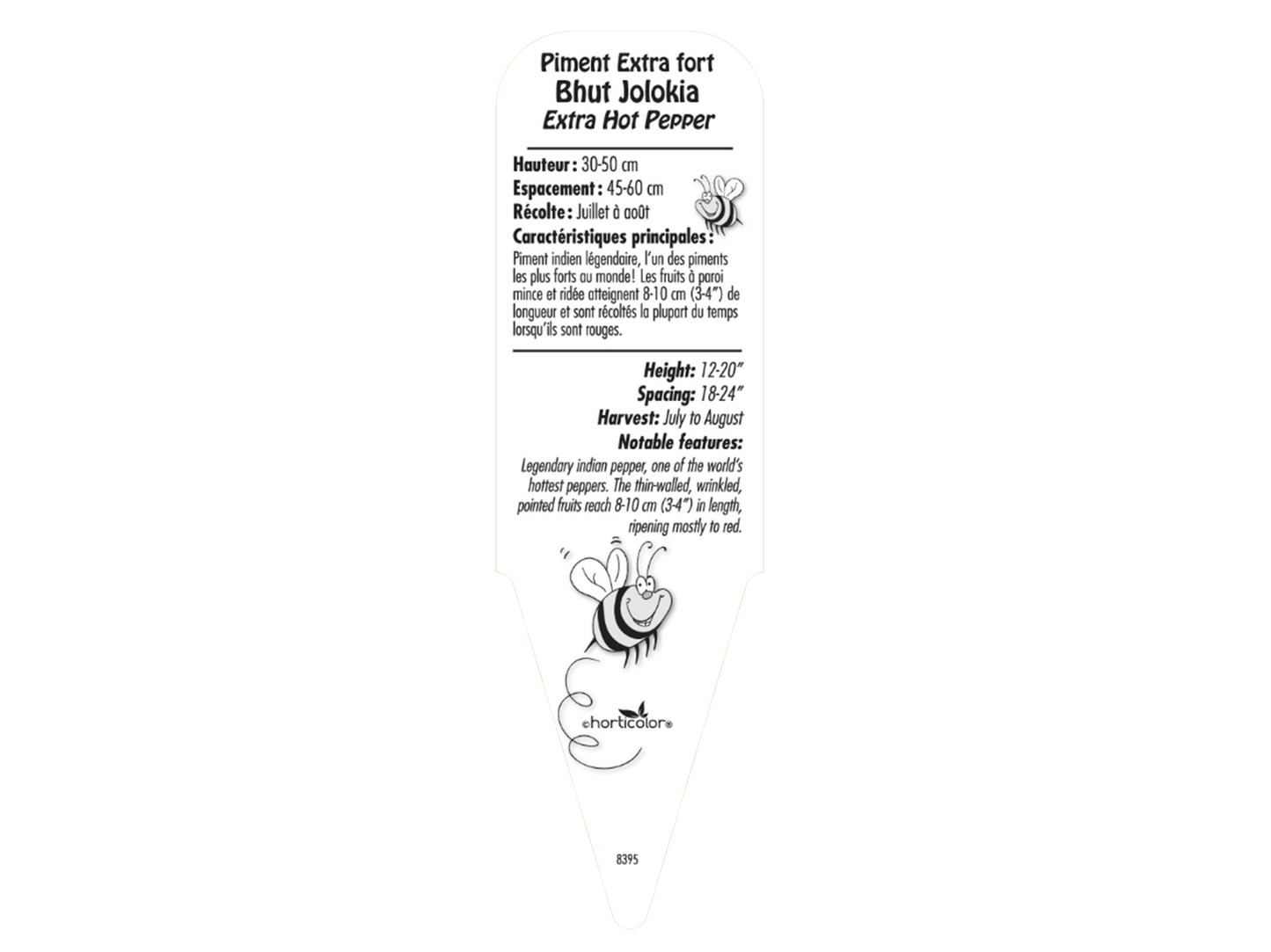 Piment extra fort Bhut Jolokia - Mon jardin en ligne