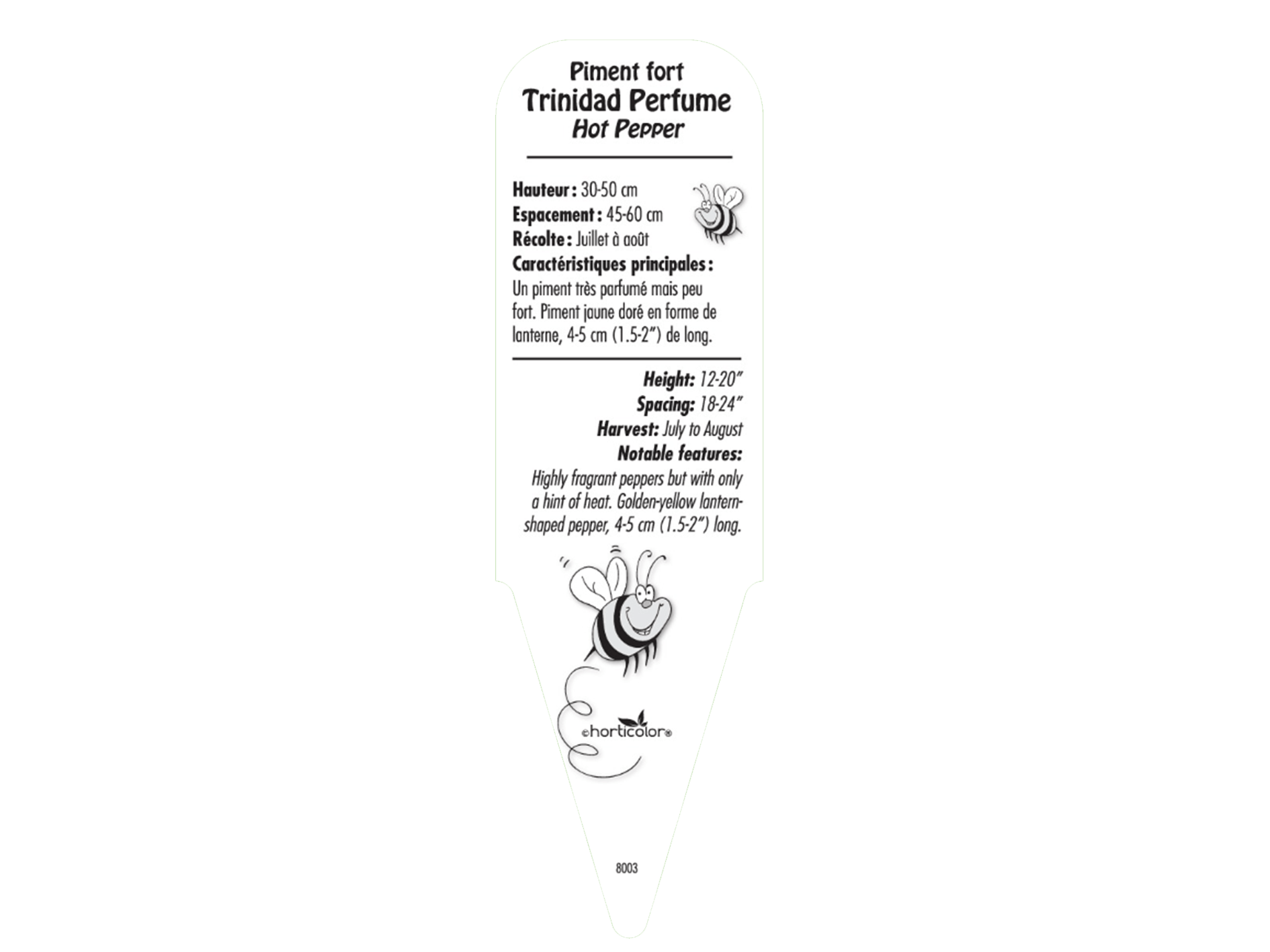 Piment fort Trinidad Perfume - Mon jardin en ligne
